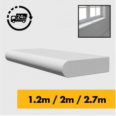 MDF Window Cil Board / Window Cill/Sill - Bullnose MDF Pre-Primed Window Board MDF Window Cil Board / Window Cill/Sill - Bullnose MDF Pre-Primed Window Board